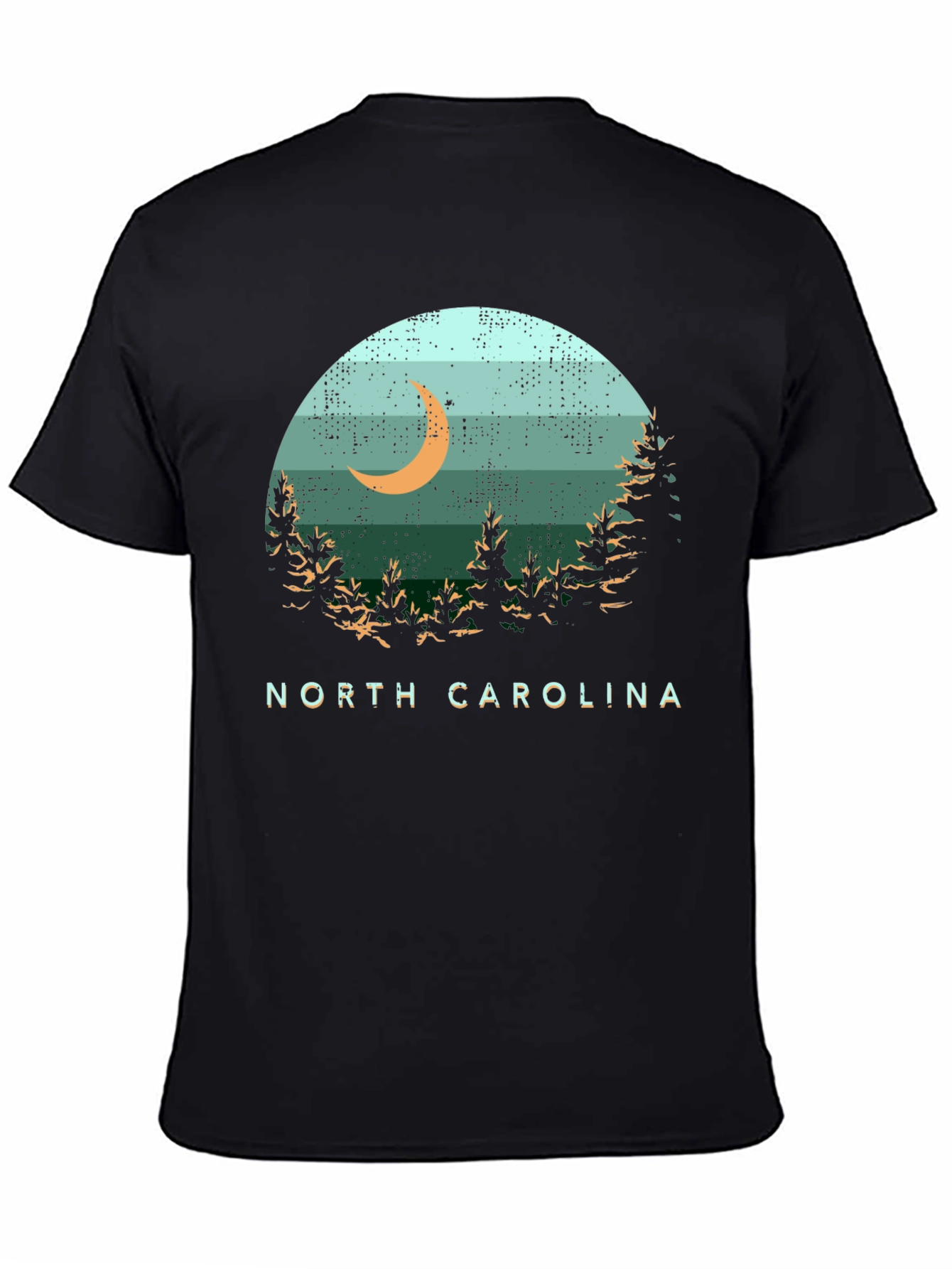 North Carolina Moon Graphic T-Shirt