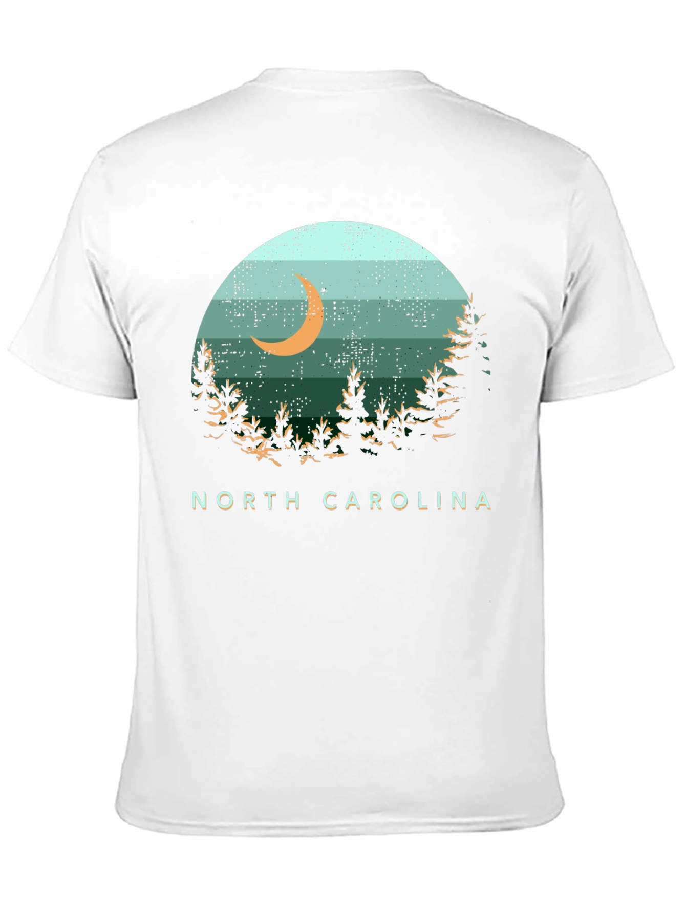 North Carolina Moon Graphic T-Shirt