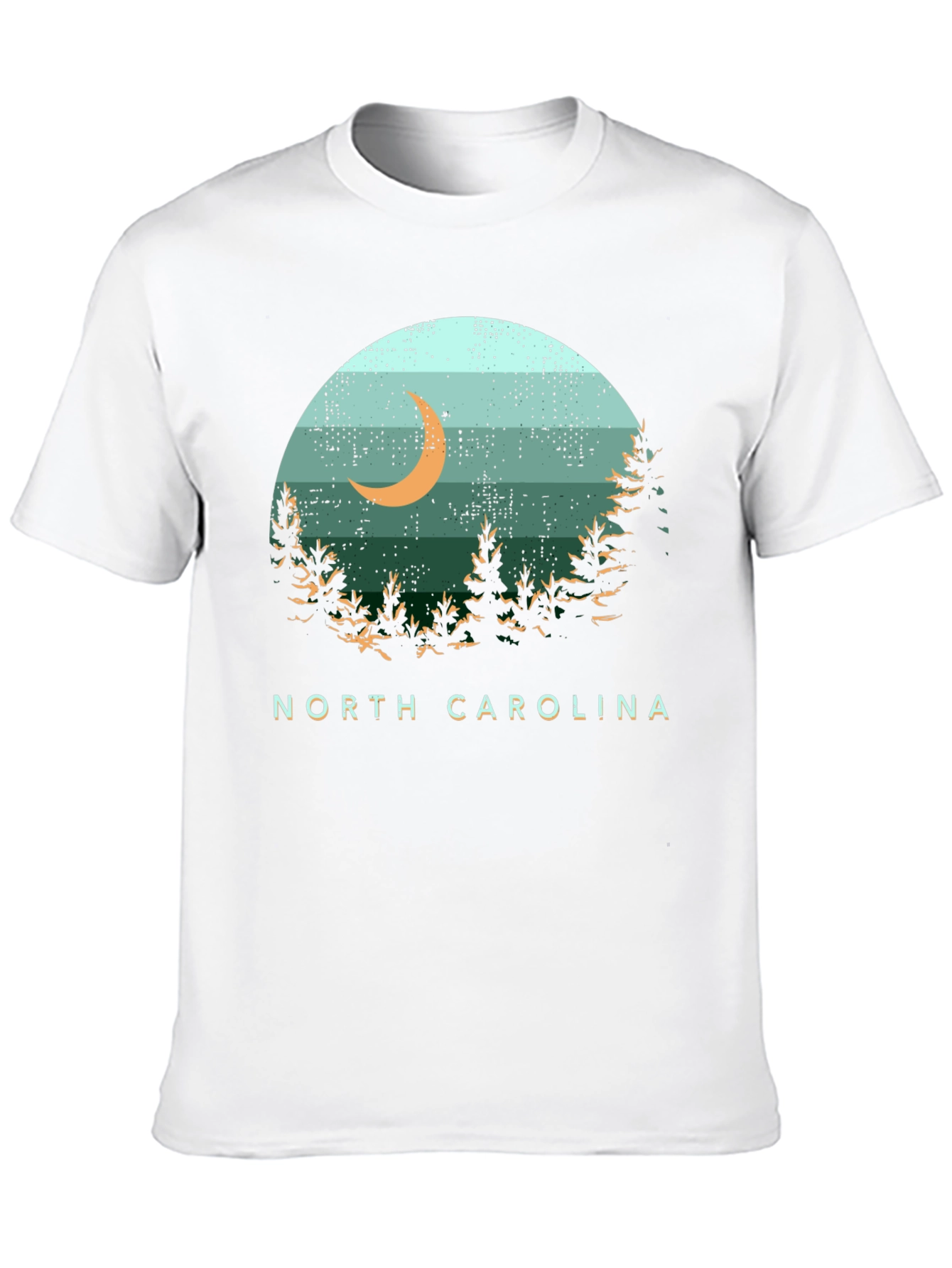 North Carolina Moon Graphic T-Shirt