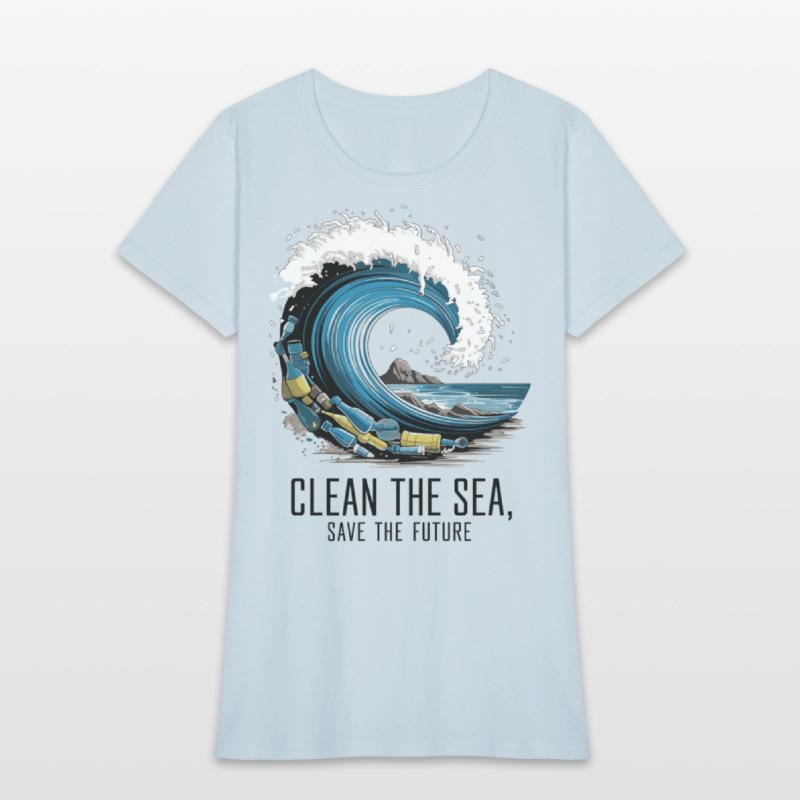 Clean the Sea Save the Future Ocean Art