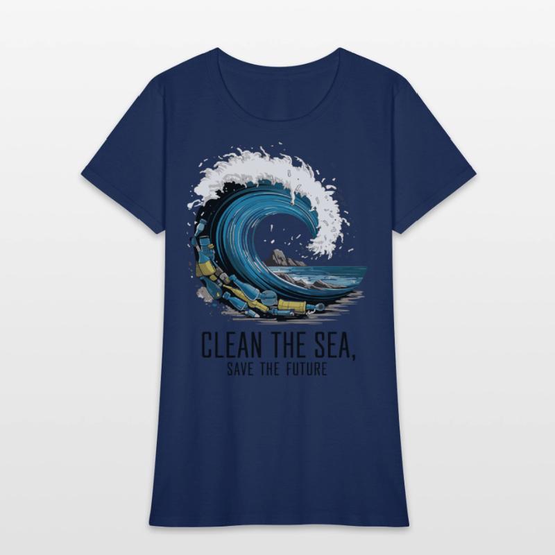 Clean the Sea Save the Future Ocean Art