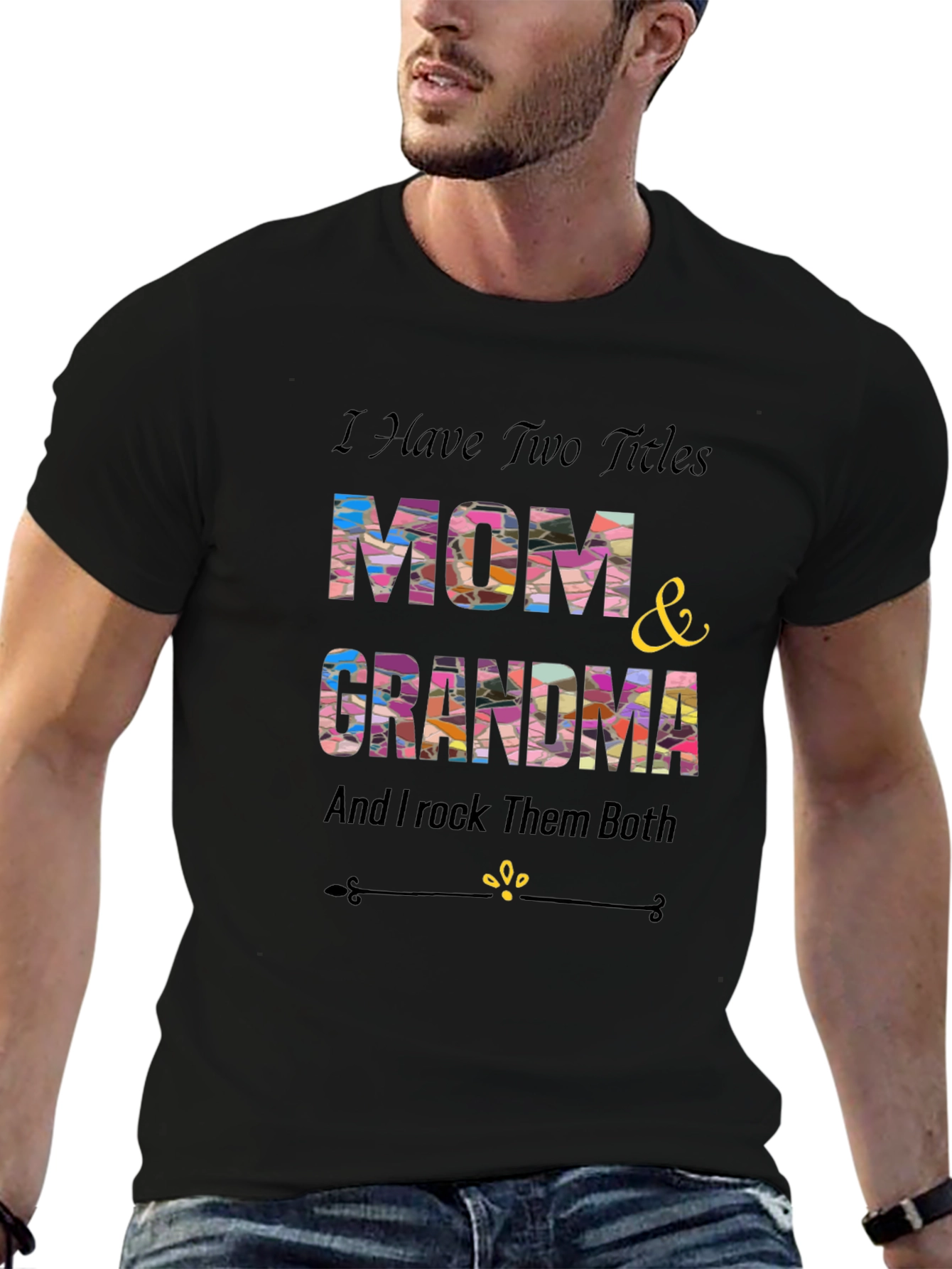 Mom & Grandma T-Shirt - I Rock Them Both!