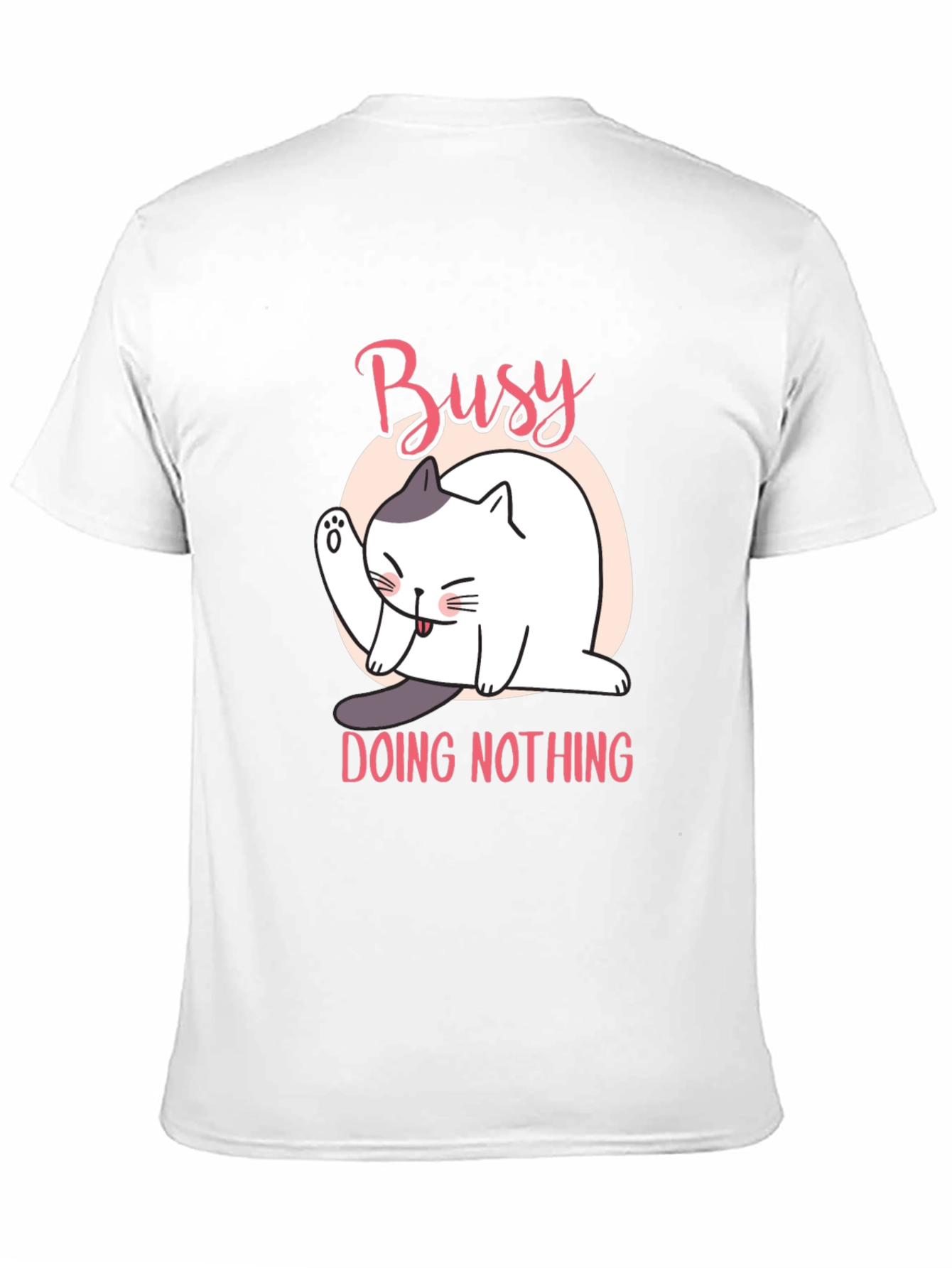 Busy Doing Nothing Cat T-Shirt