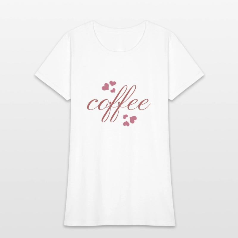 Coffee Love – Elegant Script with Hearts