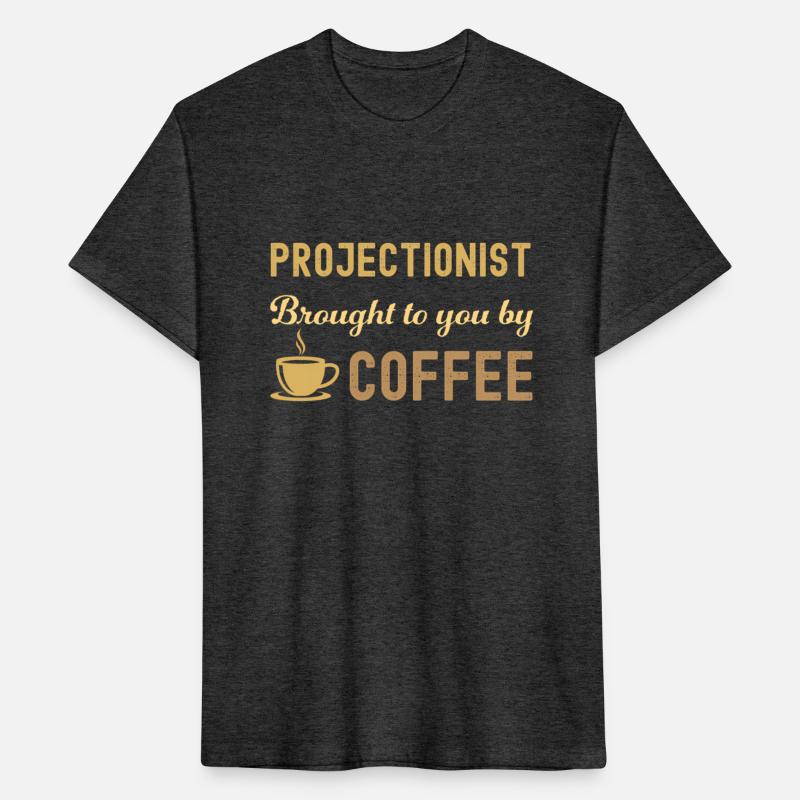Coffee Loving Projectionist Busy Exhausted