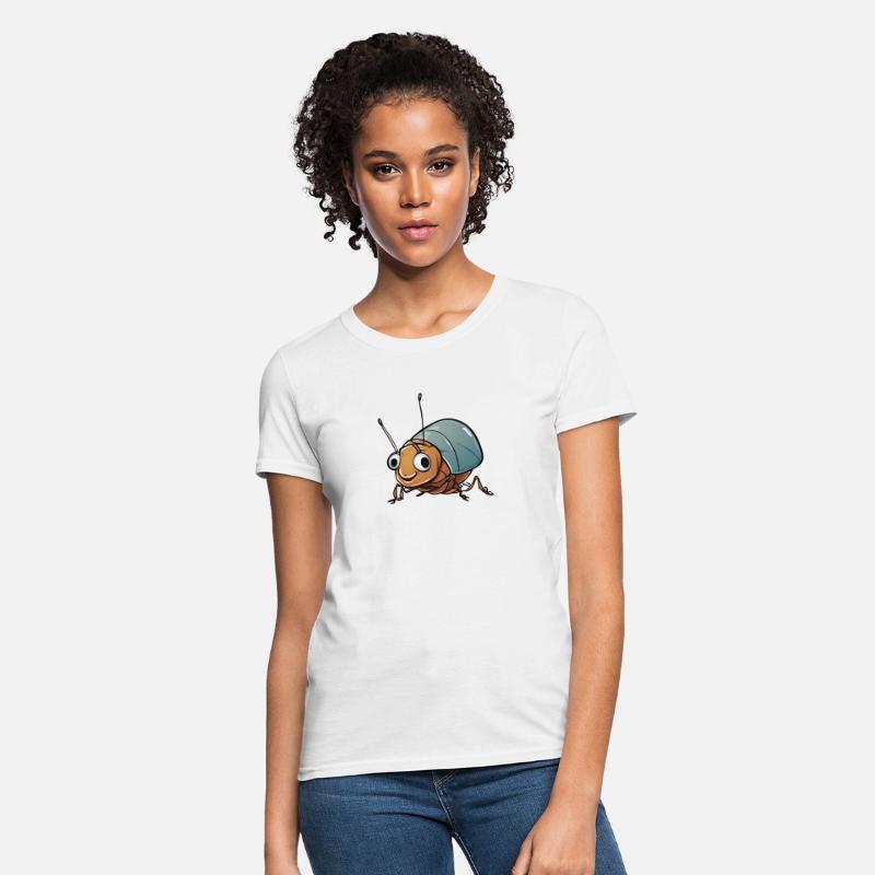 Colorful Cute Cockroach Racewalking Design: Quirky