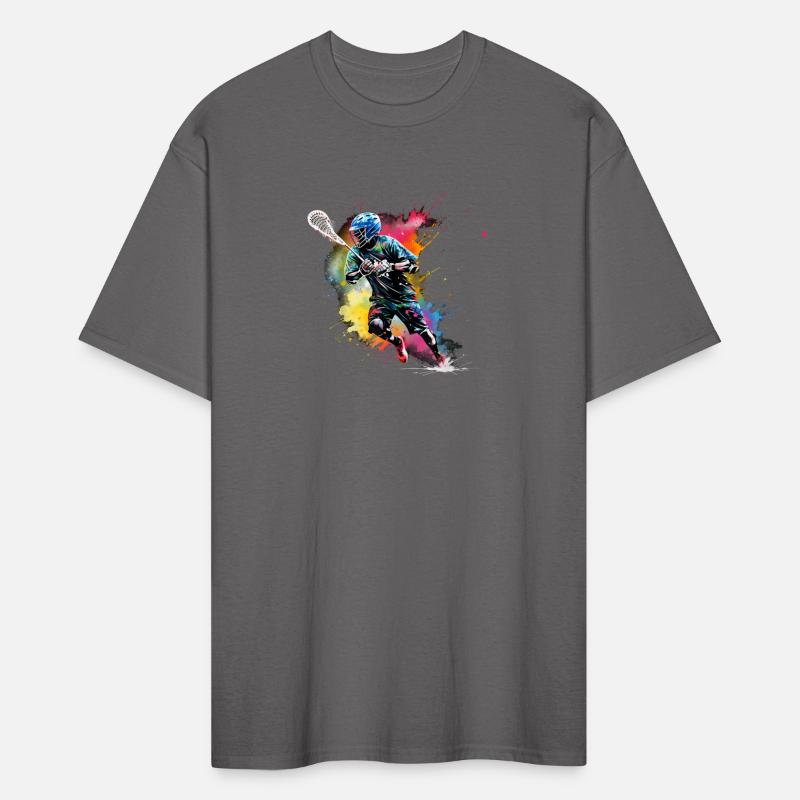 Colorful Lacrosse player Boy