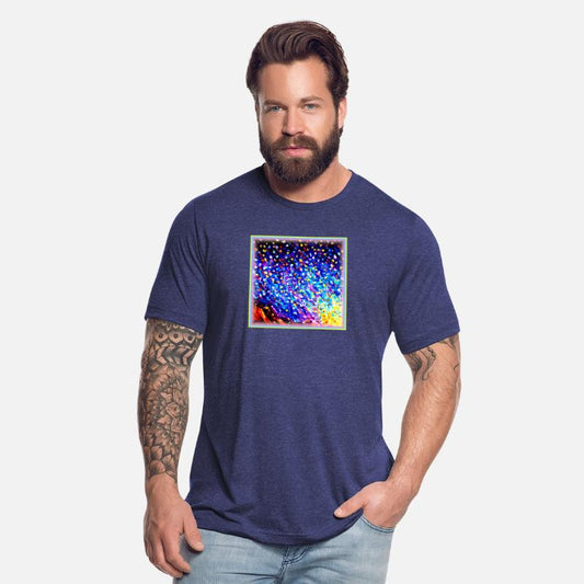 Colorful Stars In Blue Sky. Buy Now