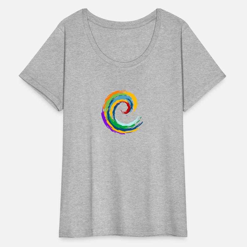 Colourful painting t shirt