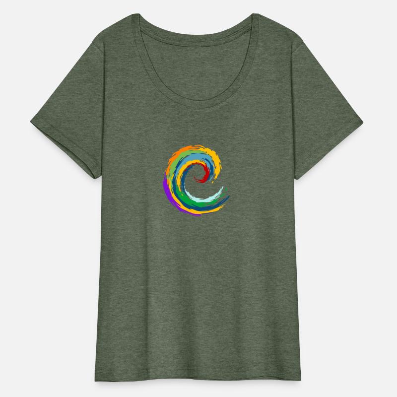 Colourful painting t shirt