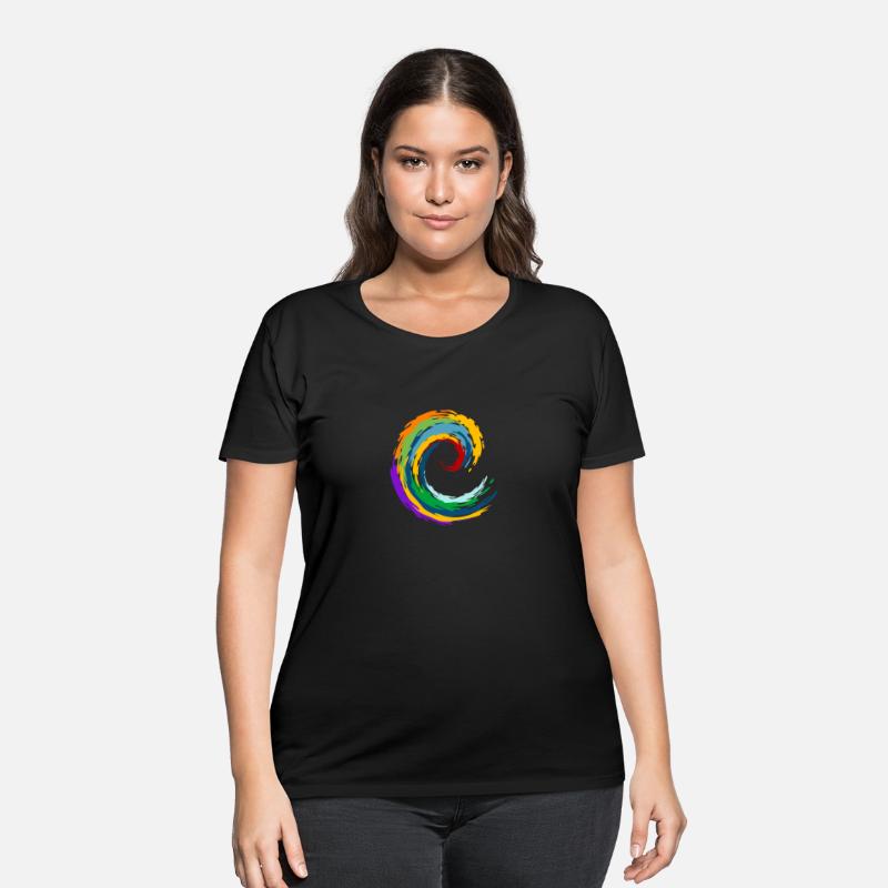Colourful painting t shirt