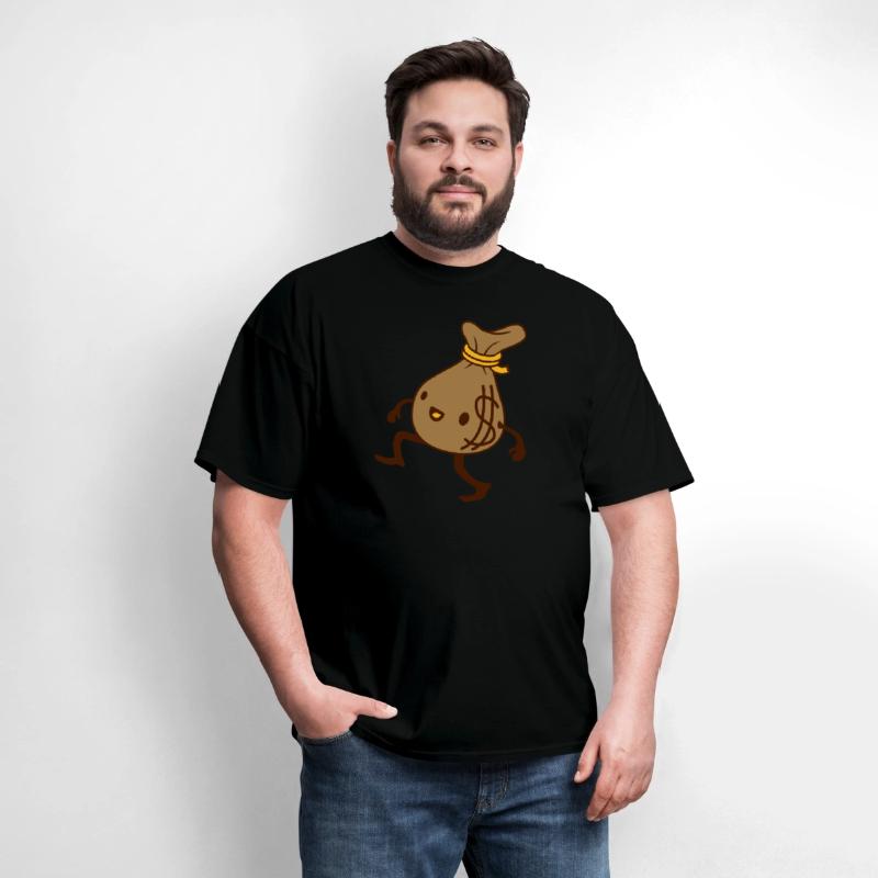 comic living money sack