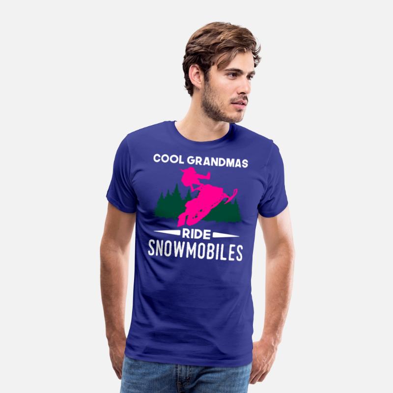 Cool Grandmas Ride Snowmobiles Snowmobiling Woman