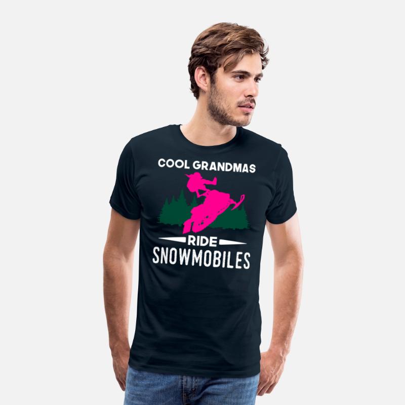 Cool Grandmas Ride Snowmobiles Snowmobiling Woman