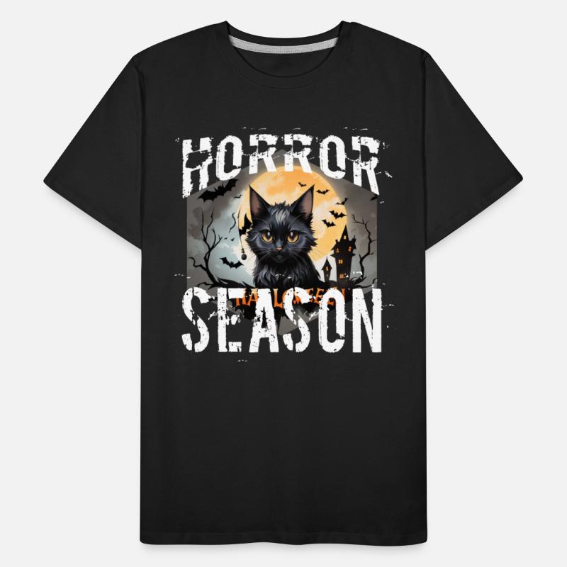 cool Halloween outfit costume saying horror season