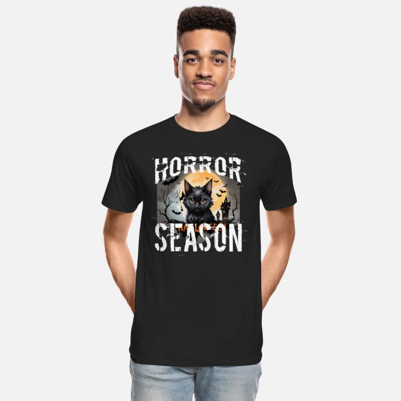 cool Halloween outfit costume saying horror season