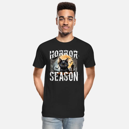 cool Halloween outfit costume saying horror season