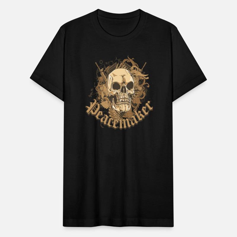 Cool Illustration Skull Peace Soldier