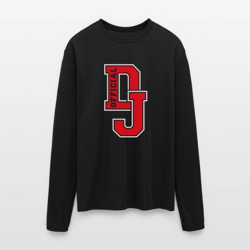 Cool Official DJ Club Music Party Text Lettering