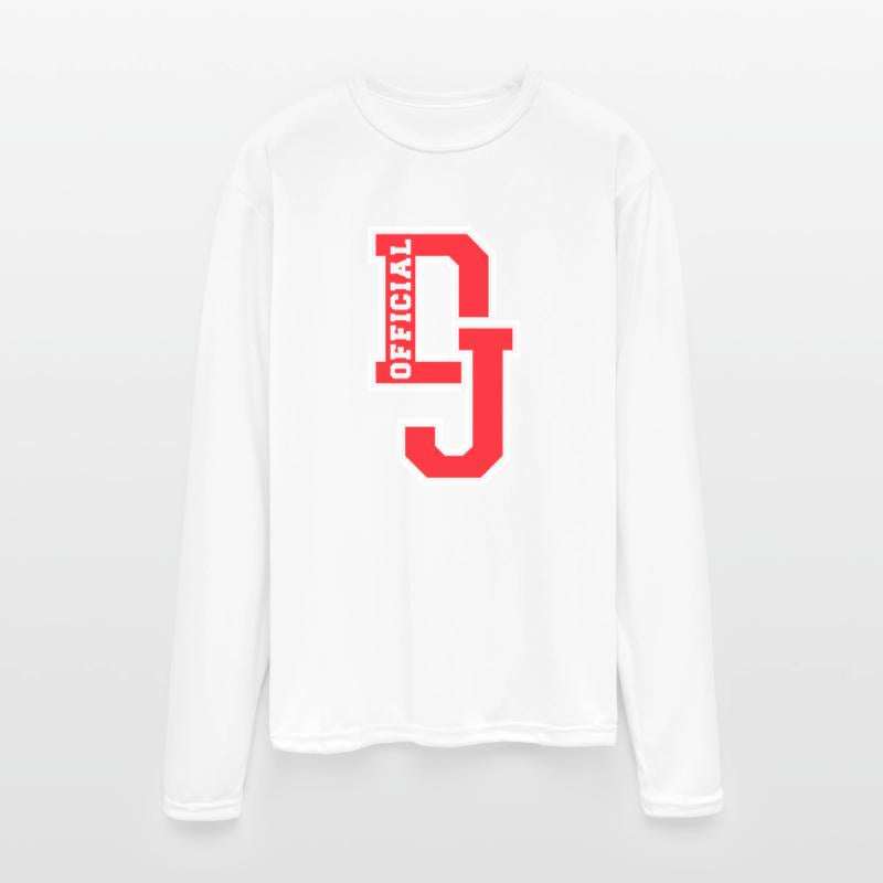 Cool Official DJ Club Music Party Text Lettering