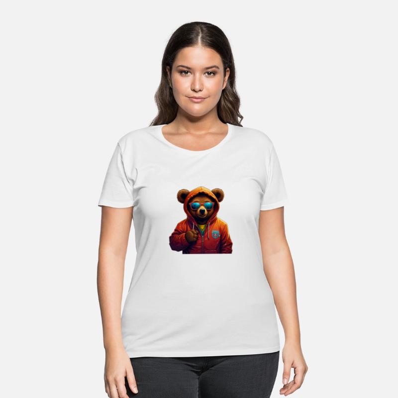 Cool Streetwear Cartoon Bear T-Shirt – Urban Style