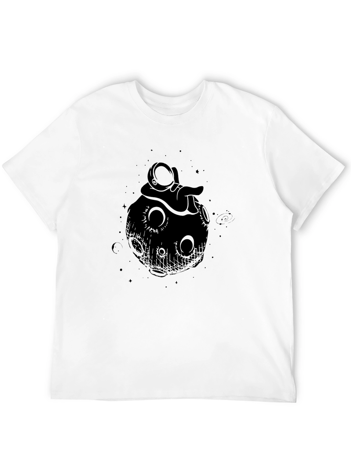 Astronaut Moon Graphic T-Shirt - Relaxed Fit
