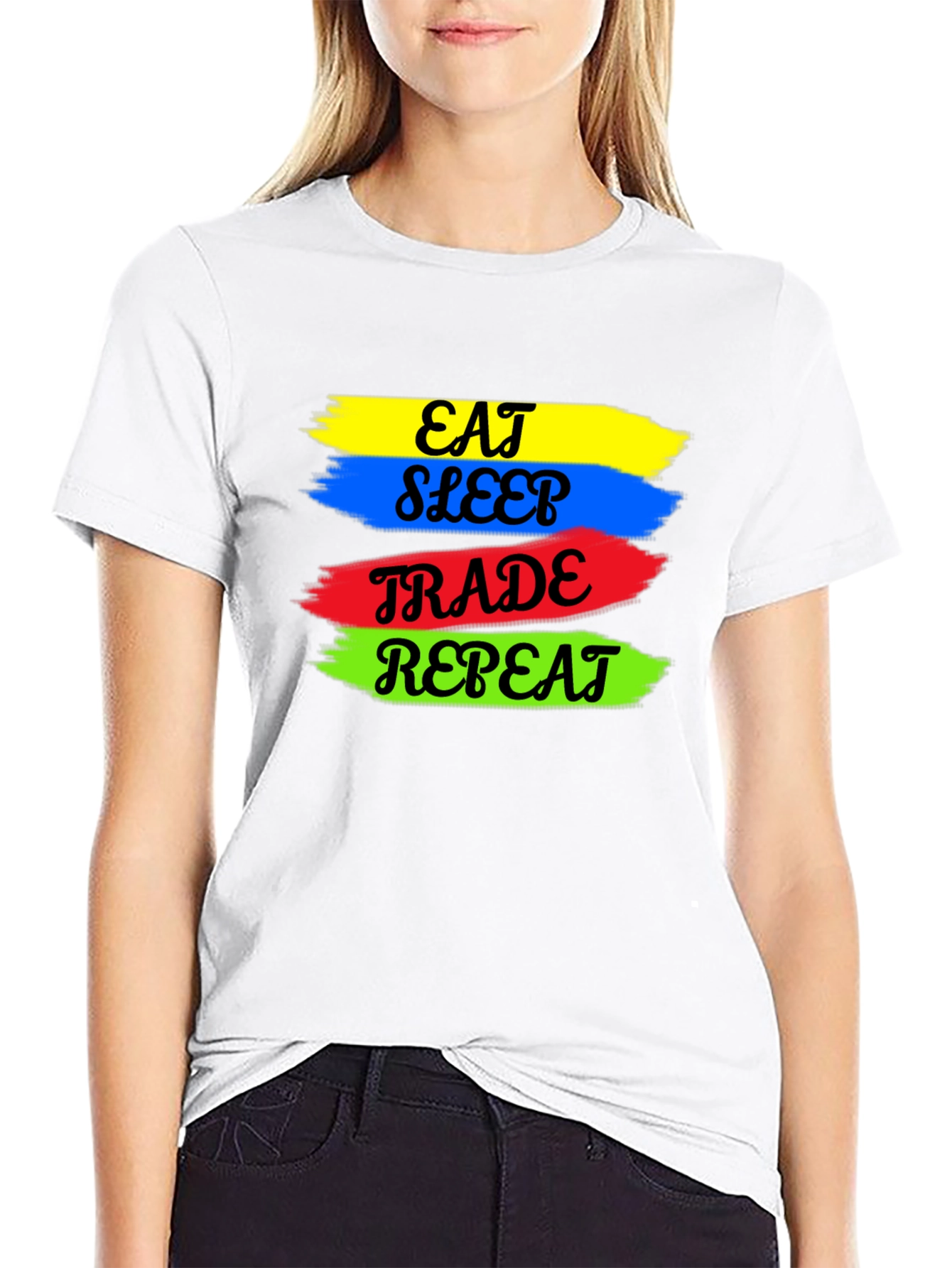 Eat Sleep Trade Repeat T-Shirt - Traders Daily Grind