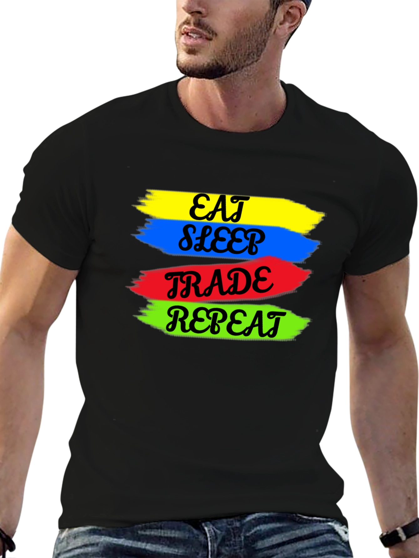 Eat Sleep Trade Repeat T-Shirt - Traders Daily Grind