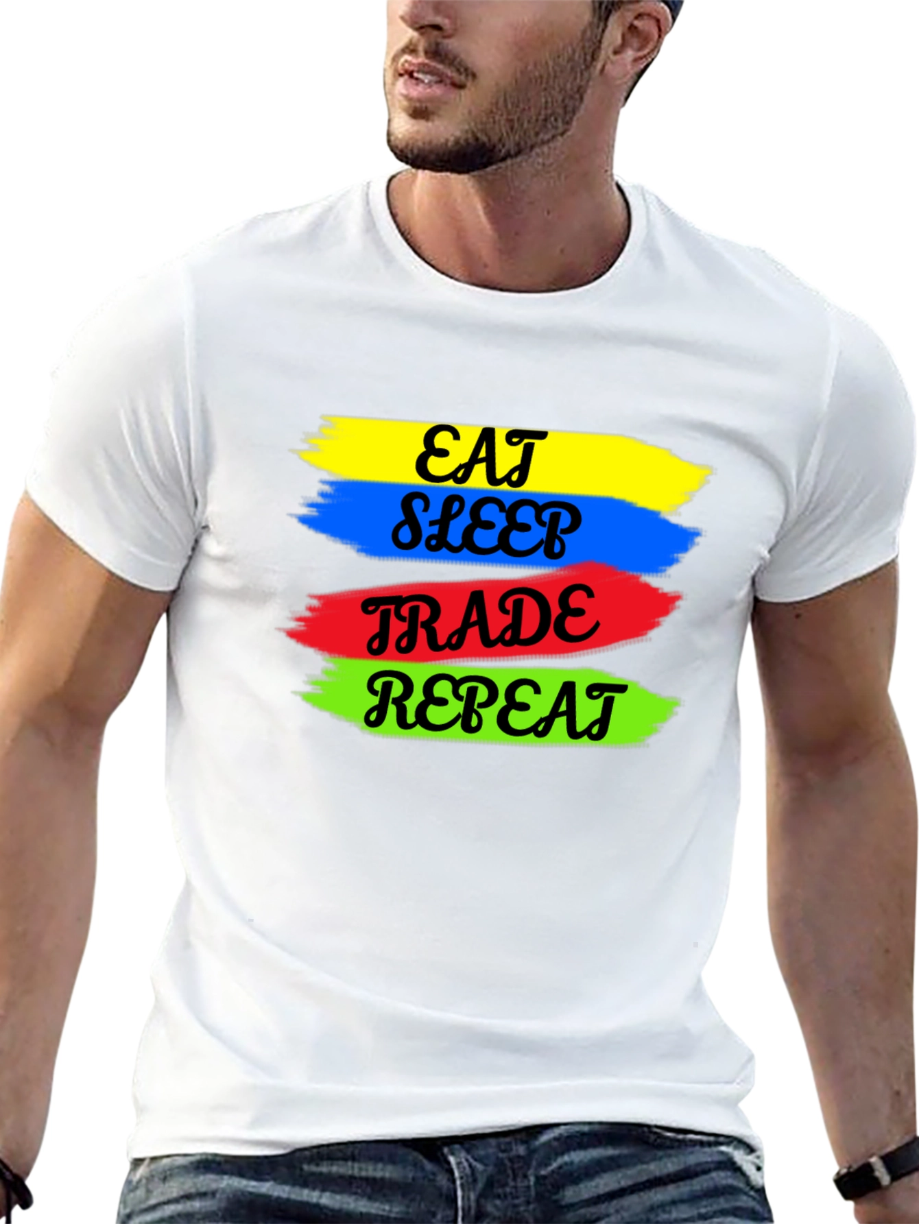 Eat Sleep Trade Repeat T-Shirt - Traders Daily Grind
