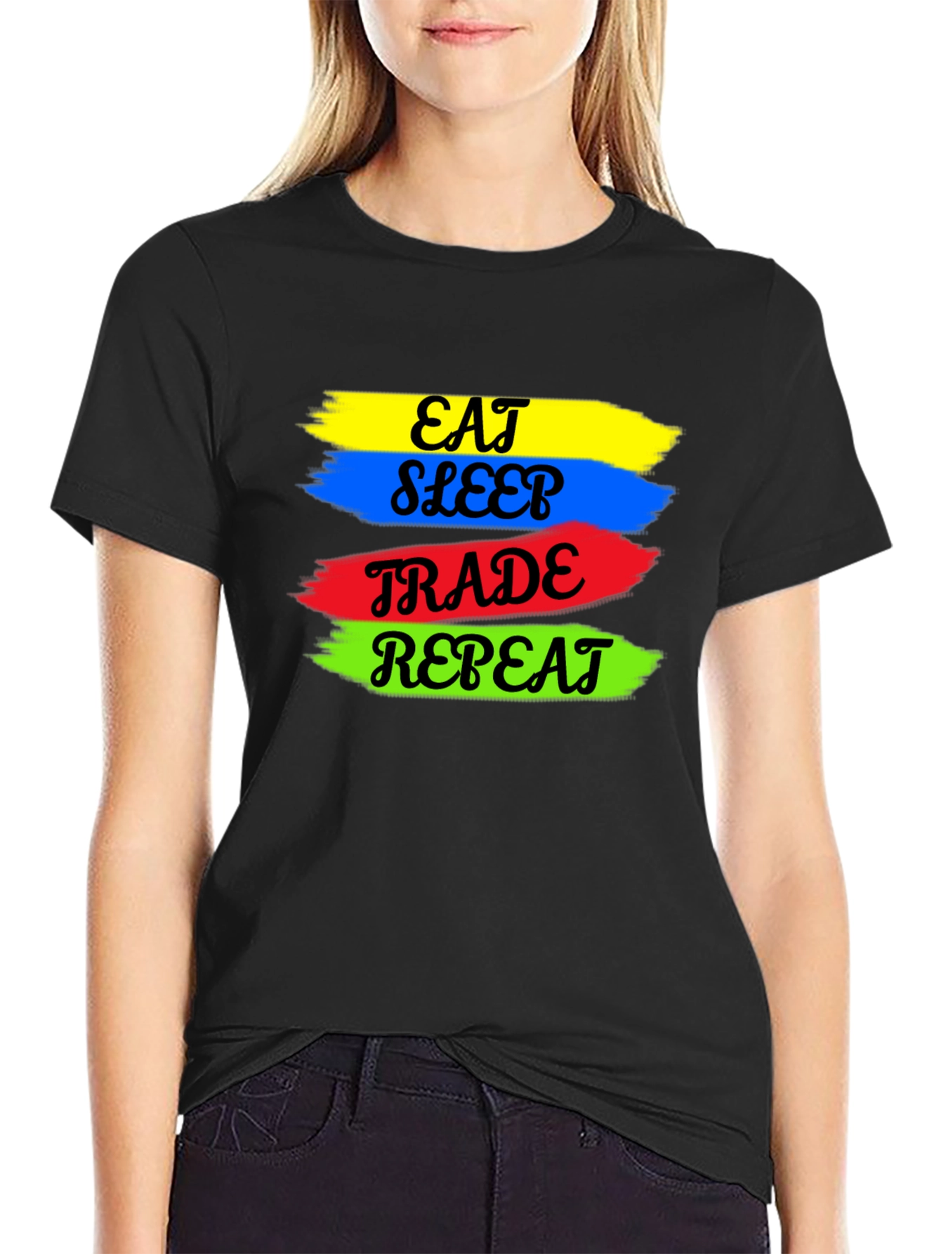 Eat Sleep Trade Repeat T-Shirt - Traders Daily Grind