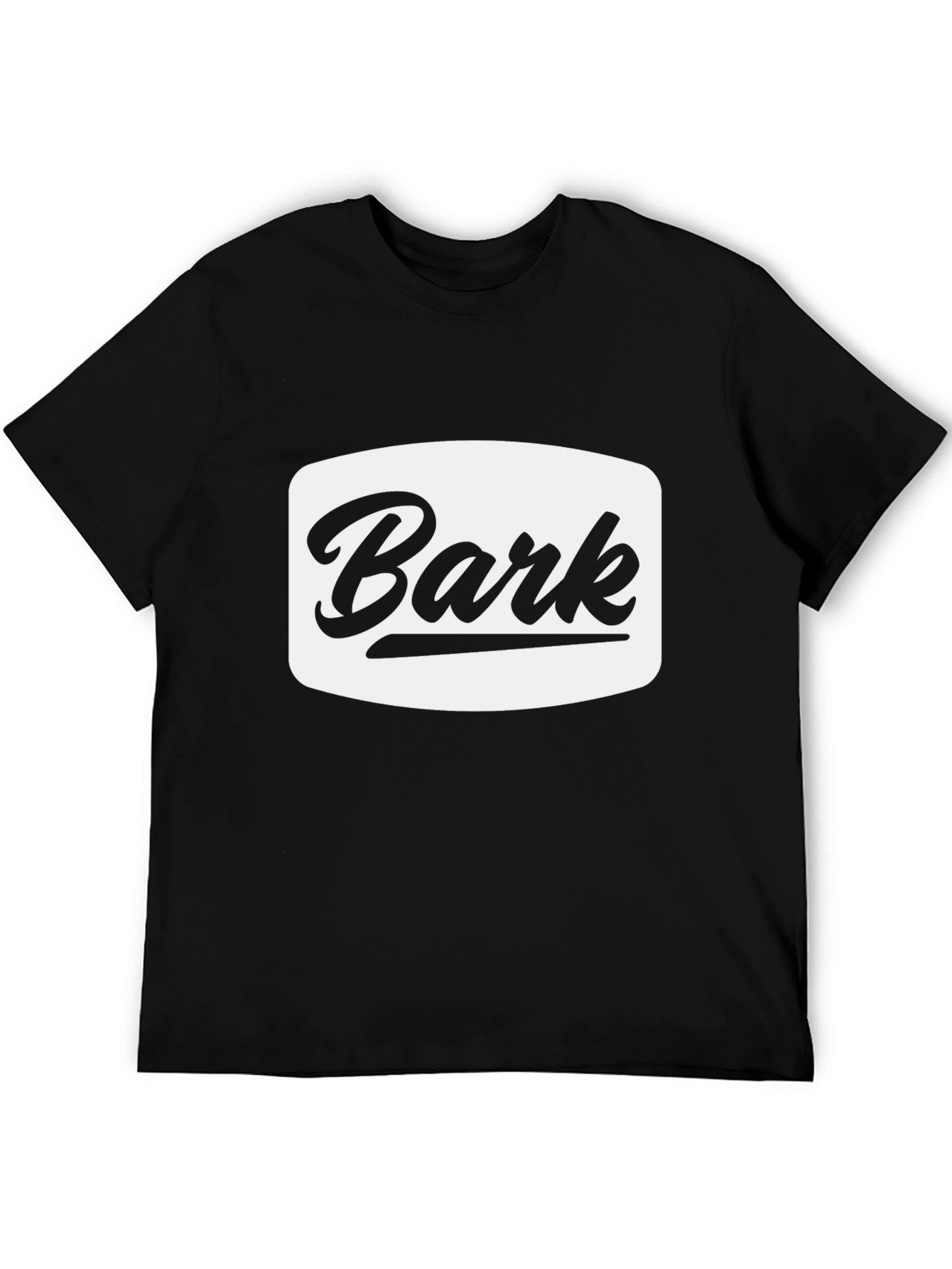 Bark Graphic Tee - Mens Black Cotton T-Shirt
