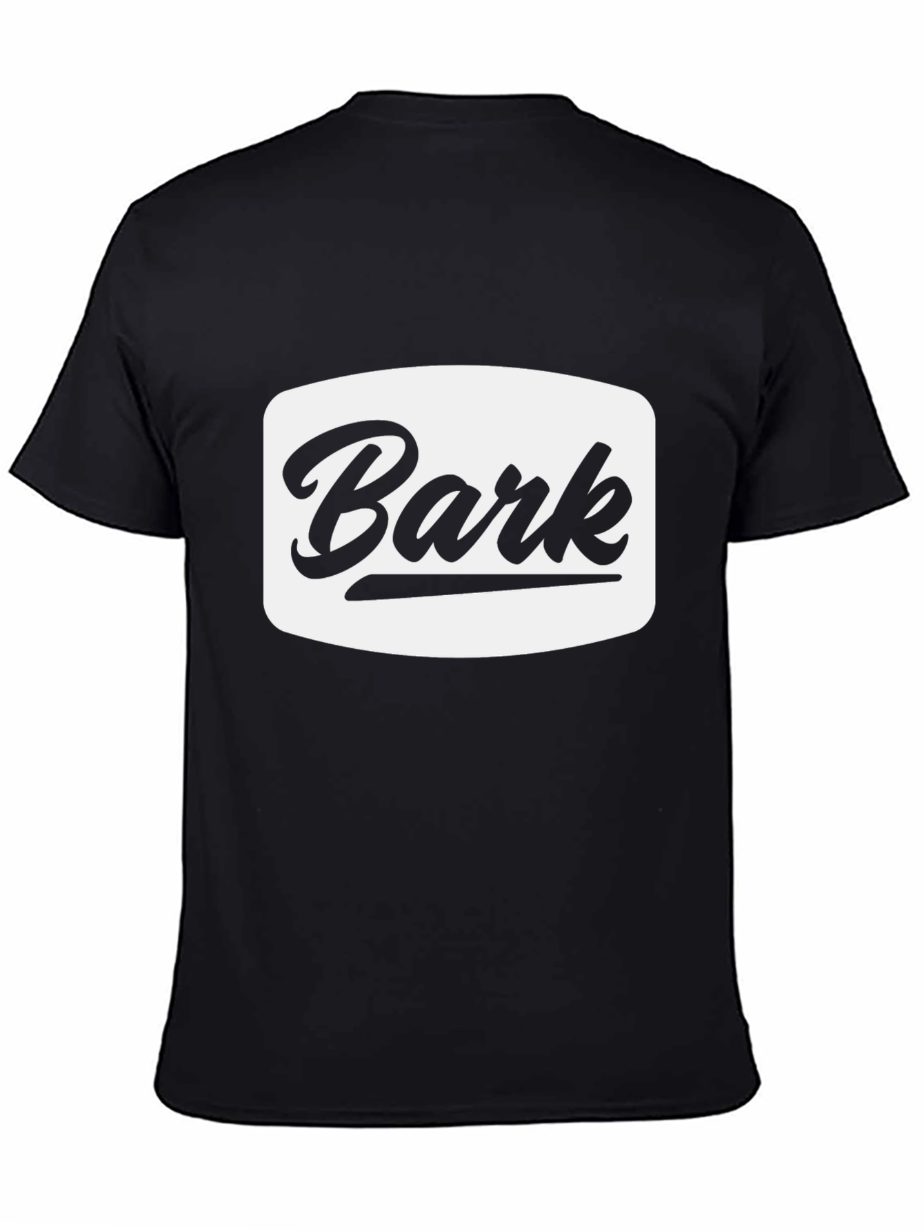 Bark Graphic Tee - Mens Black Cotton T-Shirt