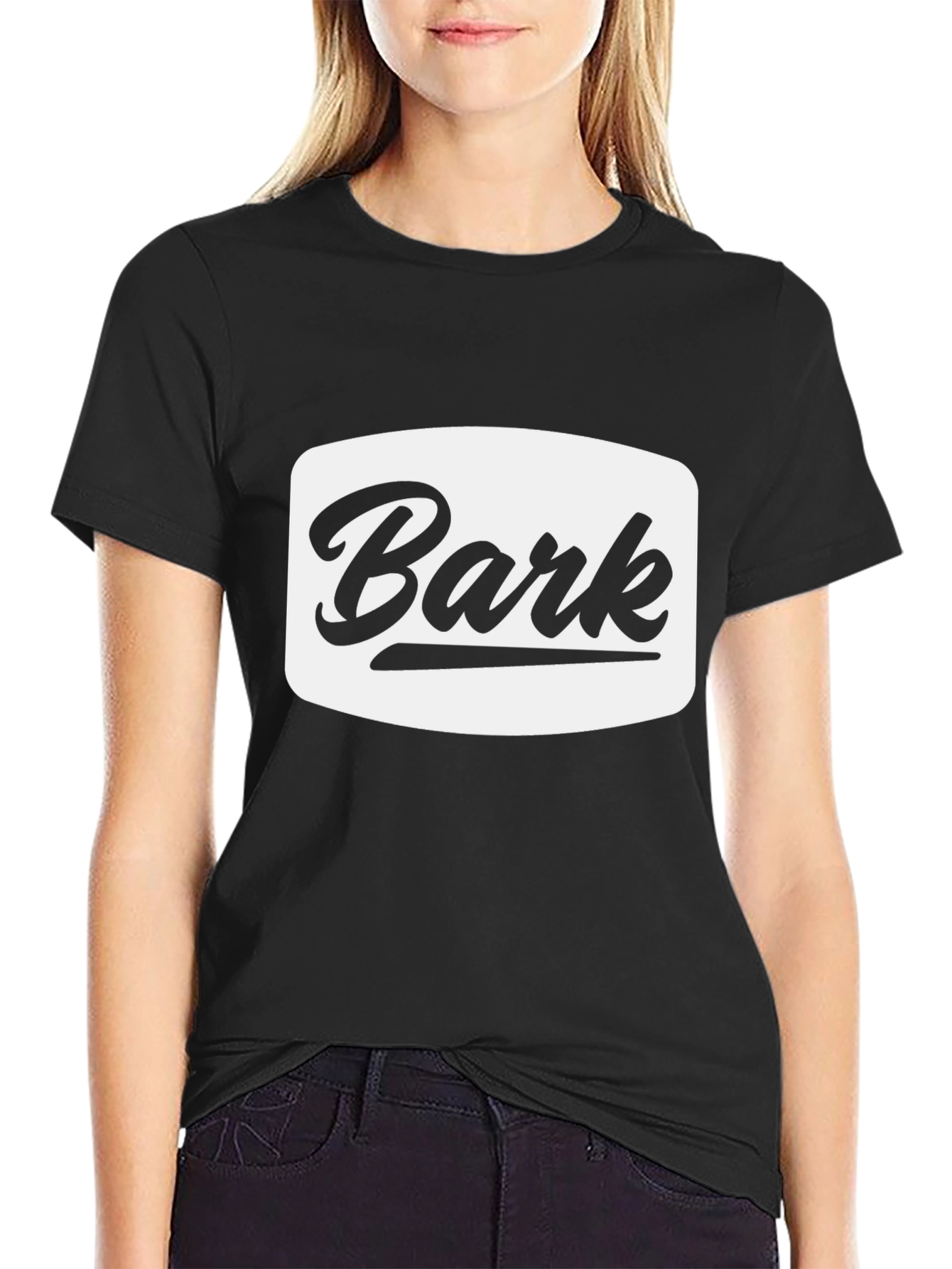 Bark Graphic Tee - Mens Black Cotton T-Shirt