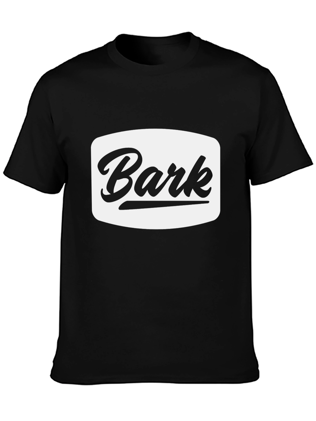 Bark Graphic Tee - Mens Black Cotton T-Shirt