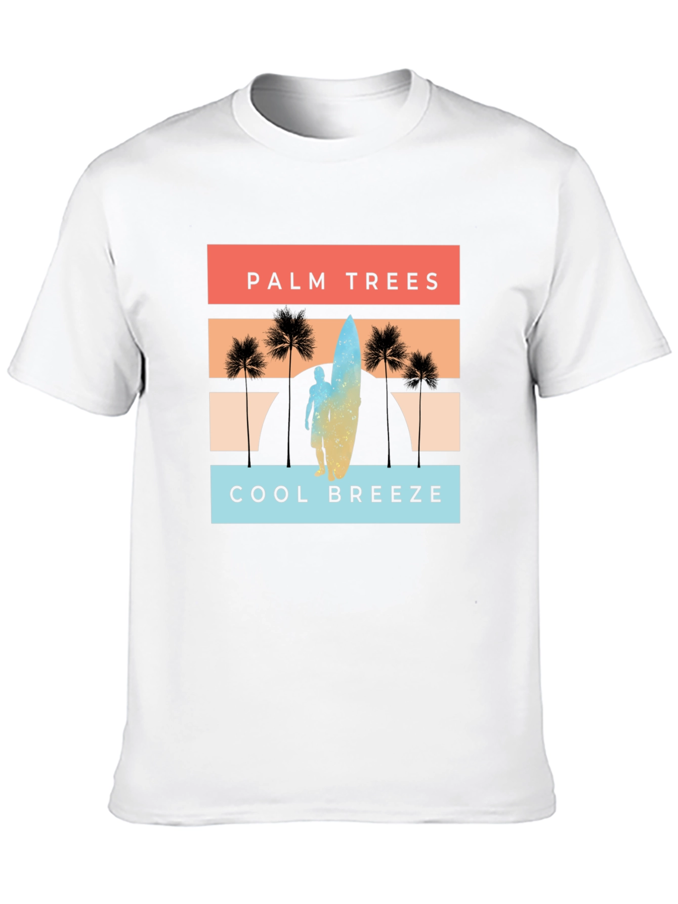 Palm Trees Cool Breeze Graphic T-Shirt