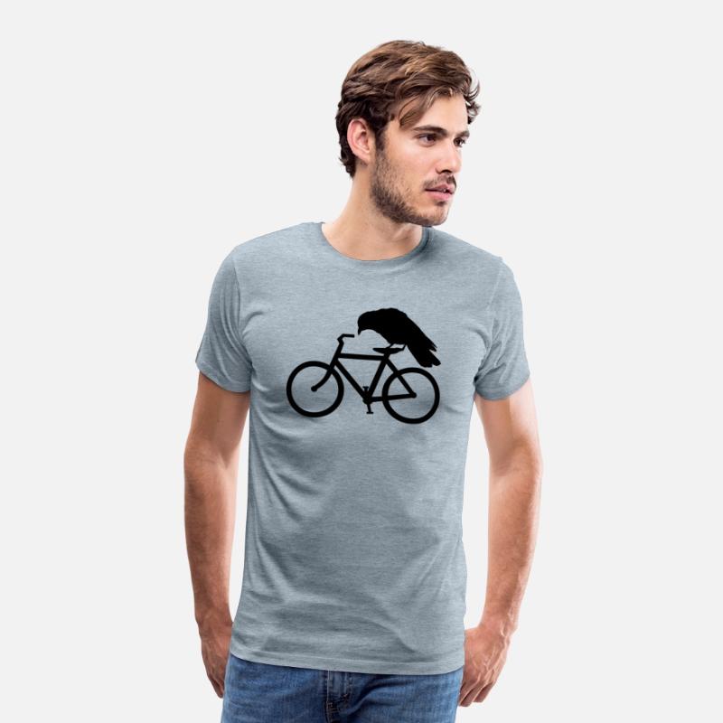 Crow Riding A Bicycle Bike Crow Cycling