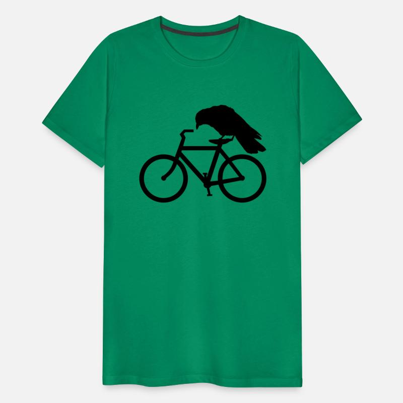 Crow Riding A Bicycle Bike Crow Cycling