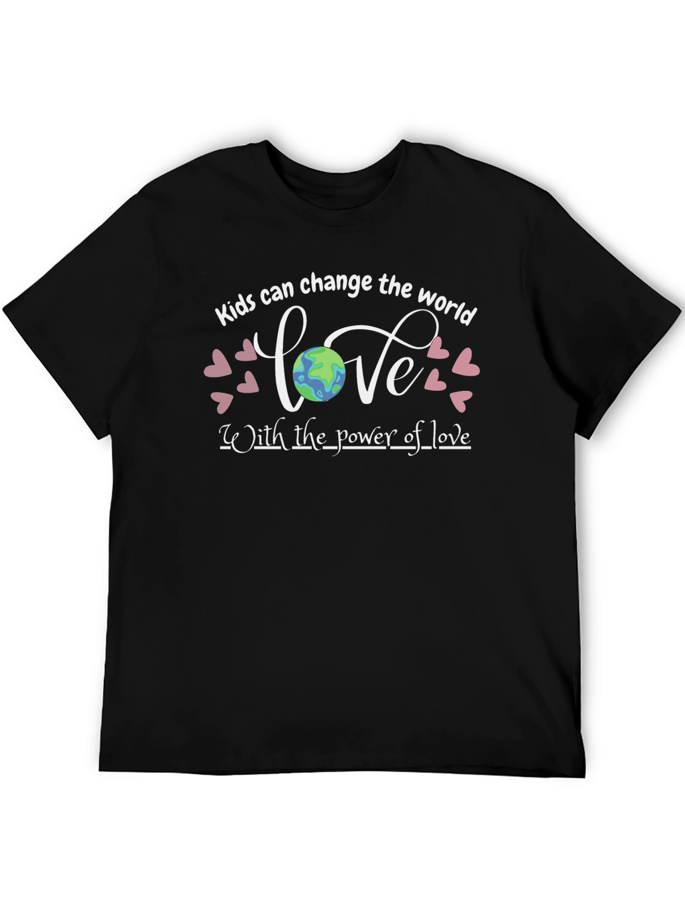 Kids Change the World Love Earth Graphic T-Shirt