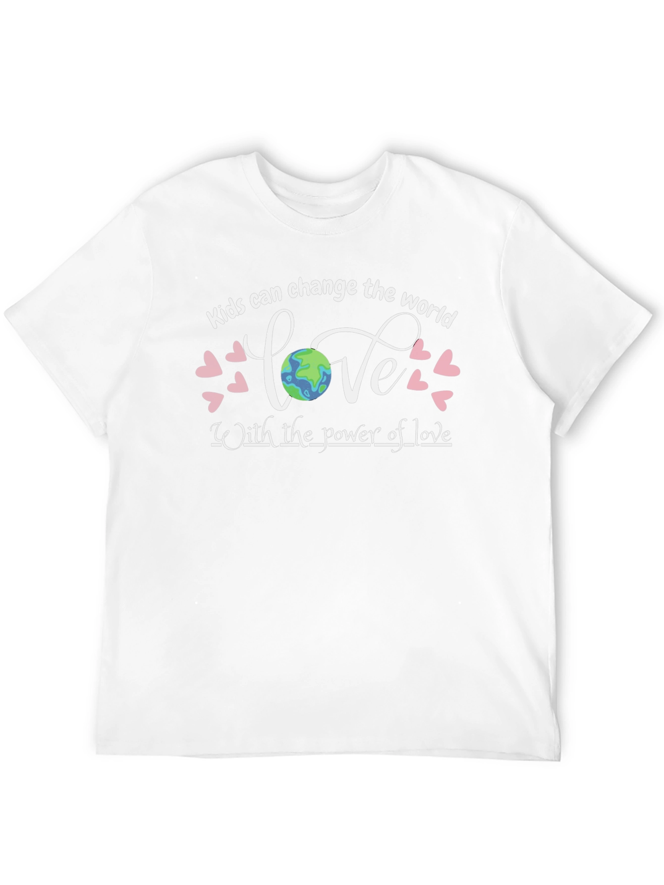 Kids Change the World Love Earth Graphic T-Shirt