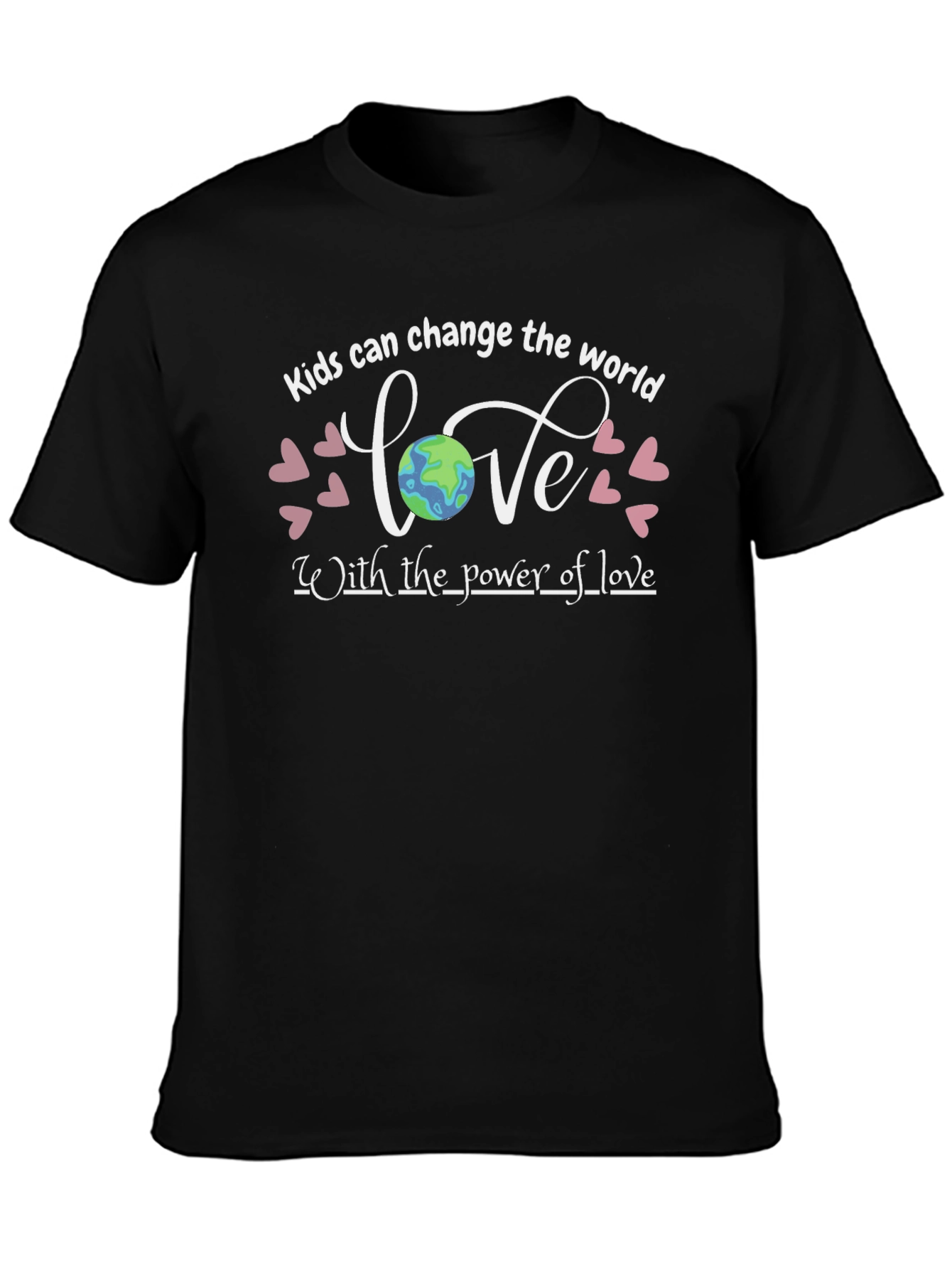 Kids Change the World Love Earth Graphic T-Shirt