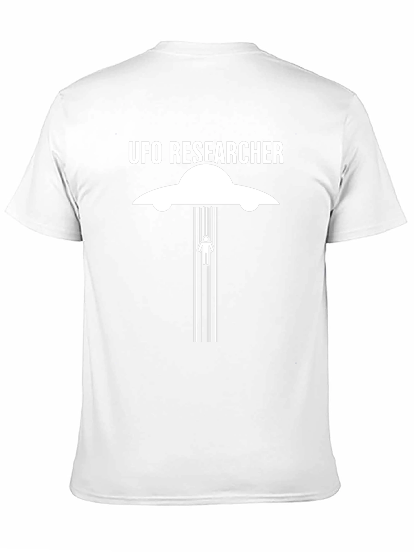 UFO Researcher Graphic T-Shirt - Alien Abduction Tee