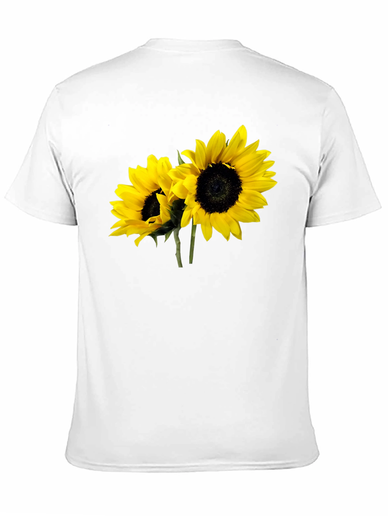 Sunflower Graphic Tee - Black Casual T-Shirt