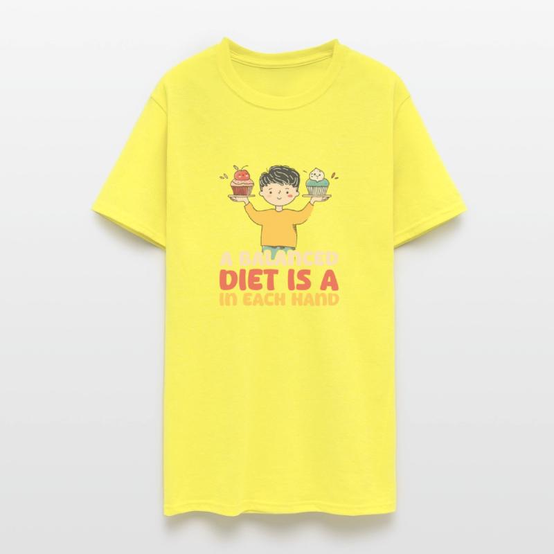 Cupcake Lover A Balanced Diet Cupcake in Hand