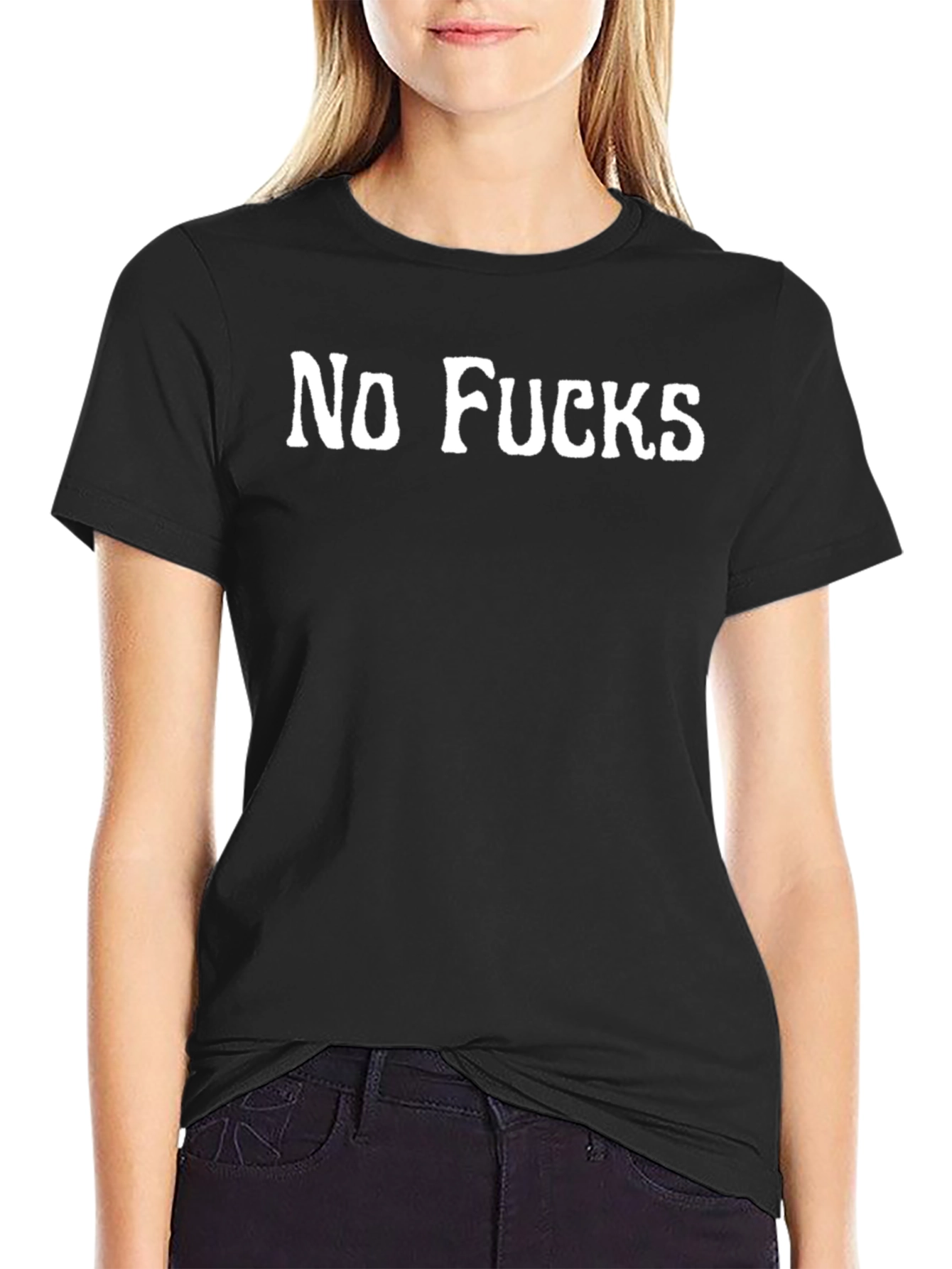 No Fucks Given - Graphic Print T-Shirt