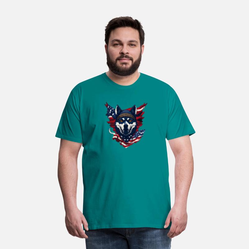 Cute American Pride 4th of July Dog Flag