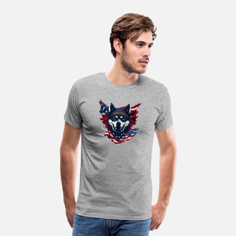 Cute American Pride 4th of July Dog Flag