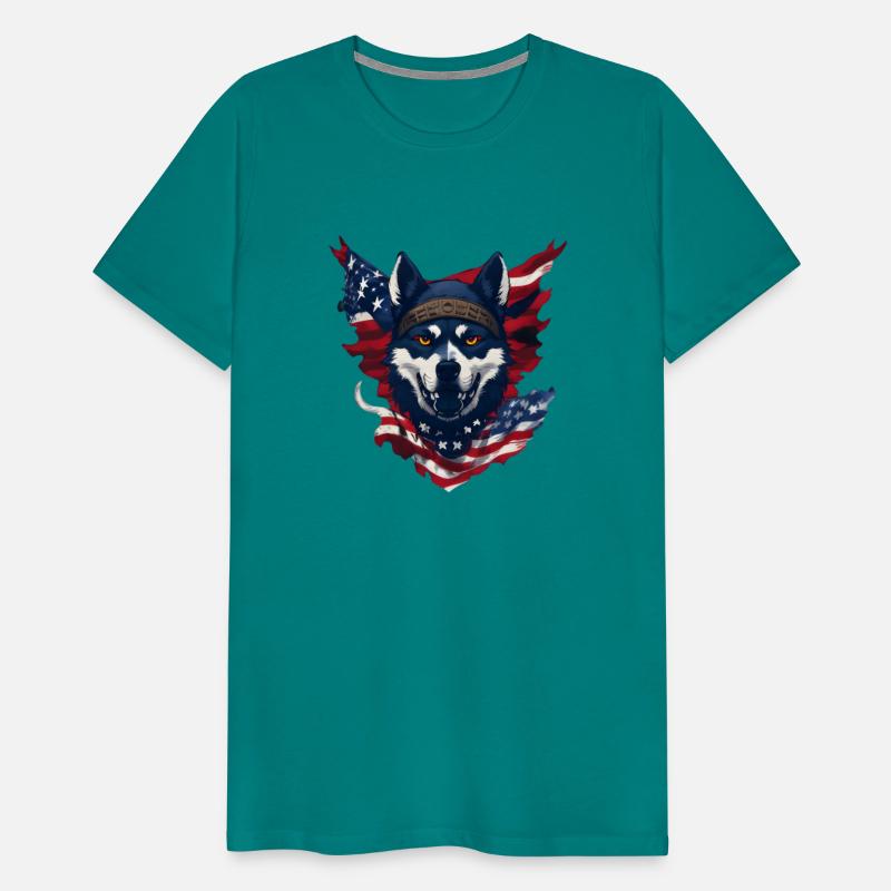 Cute American Pride 4th of July Dog Flag