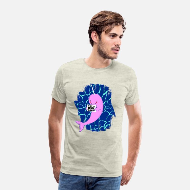 Cute and sad looking narwhal "not a unicorn"