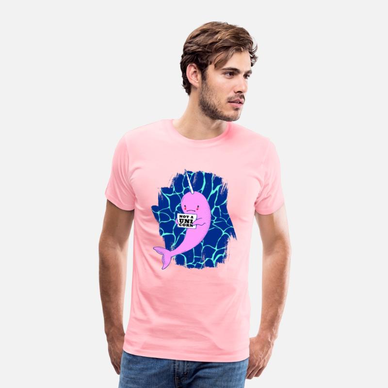 Cute and sad looking narwhal "not a unicorn"