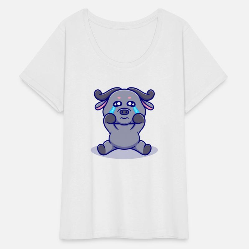 Cute bull cartoon illustration